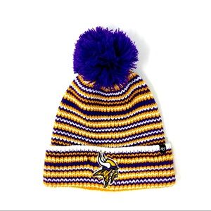 Minnesota Vikings Women's Cuffed Pom Knit Hat